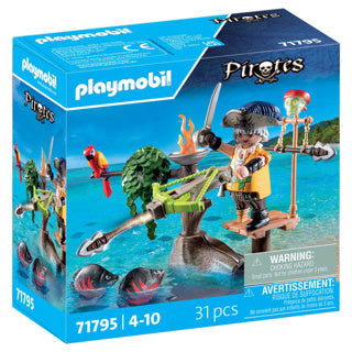 Load image into Gallery viewer, Playmobil 71795 piraat met ballista | 2 stuks
