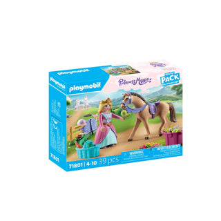 Load image into Gallery viewer, Playmobil 71801 prinses met paard | 2 stuks
