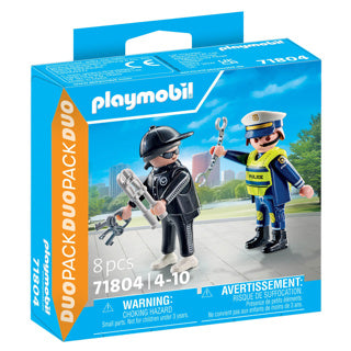 Load image into Gallery viewer, Playmobil 71804 politieman en inbreker | 2 stuks

