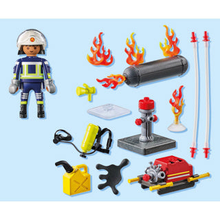 Load image into Gallery viewer, Playmobil 71826 brandweerman met waterpomp | 2 stuks
