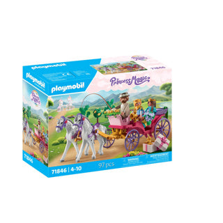Load image into Gallery viewer, Playmobil 71846 koetsrit met prins en prinses
