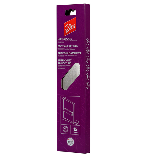Ellen 1071700 - letter plate lid inox | 1 stuks