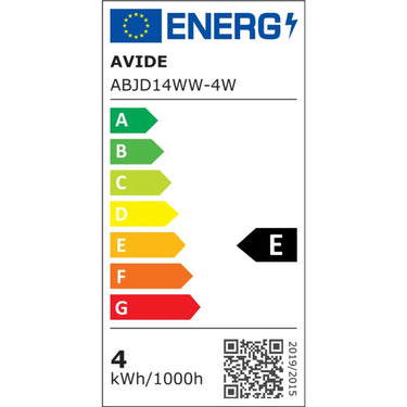 Avide led minilight 4,2w jd e14 fitting, 3000 kelvin warmwit, 450lumen