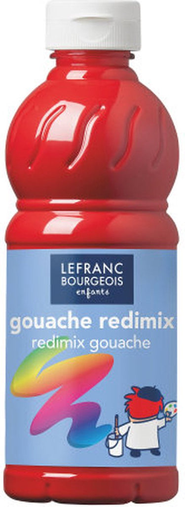 Lefranc bourgeois l b plakkaatverf redimix carmine red 500ml