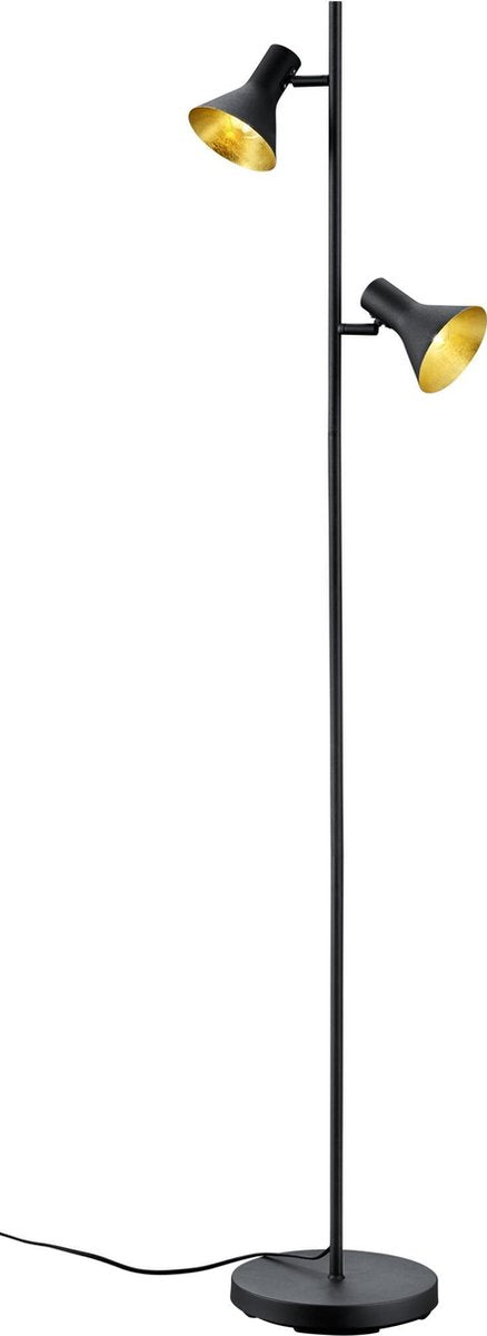 Rl live your light reality nina - vloerlamp - zwart - excl. 2x e14 2 w - badkamerverlichting