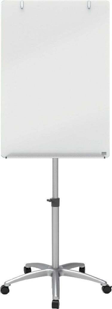Nobo impression pro mobiele glas flipover - inclusief whiteboard marker en magneten - wit