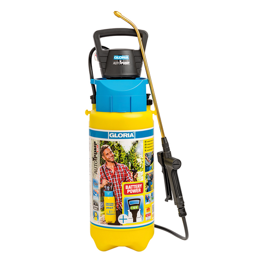 Gloria - autopump set - 5l drukspuit met automatische pomp