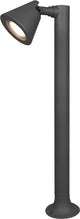 Trio kaveri - paalverlichting - antraciet - excl. 1x gu10 4,9 w - bewegingssensor - buitenverlichting - ip44