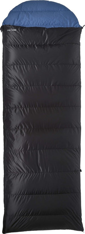 Lowland outdoor donzen slaapzak - ranger comfort nc - 230 x 80 cm (inclusief capuchon) - 1495 gr - 0°c - nylon katoen