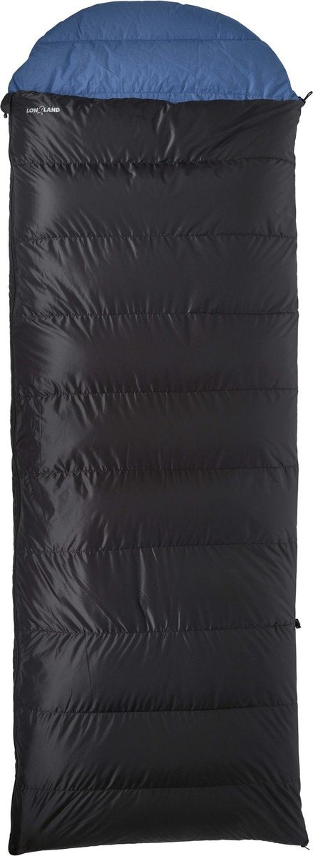 Lowland outdoor donzen slaapzak - ranger comfort nc - 230 x 80 cm (inclusief capuchon) - 1495 gr - 0°c - nylon katoen