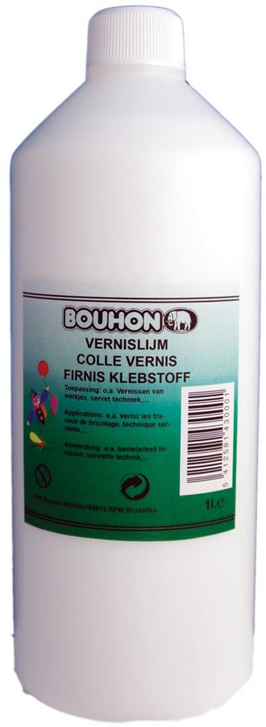 Bouhon vernislijm flacon van 1 l