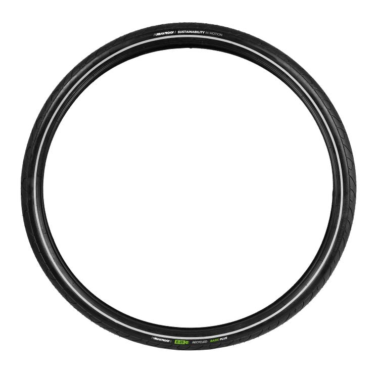 Load image into Gallery viewer, Urbanproof buitenband urban proof recycled basic core - 28 x 1.40 37-622 - zwart met reflectie
