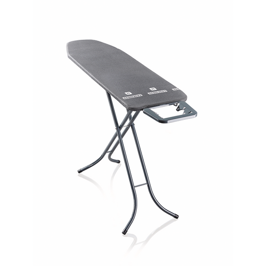 Leifheit strijkplank classic m - 120 x 38 cm strijkvlak - in hoogte verstelbaar - zwart