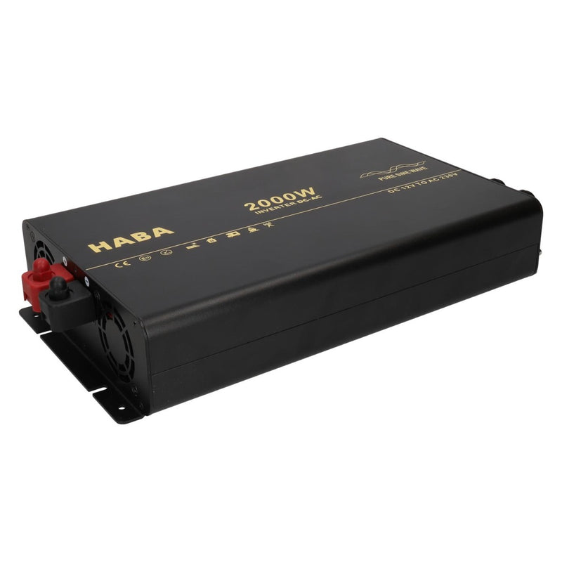 Afbeelding laden in galerijviewer, Pure sine wave pure sinus omvormer 12v-230v - 2000w met ac-prioriteit
