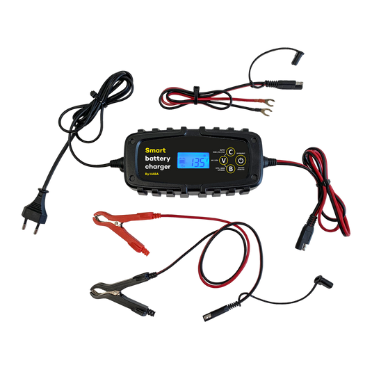 Smart battery charger slimme acculader voor lood, lithium en agm accu's