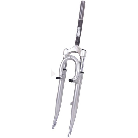 voorvork verend 28 inch hybride 1 inch zilver