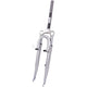 voorvork verend 28 inch hybride 1 inch zilver