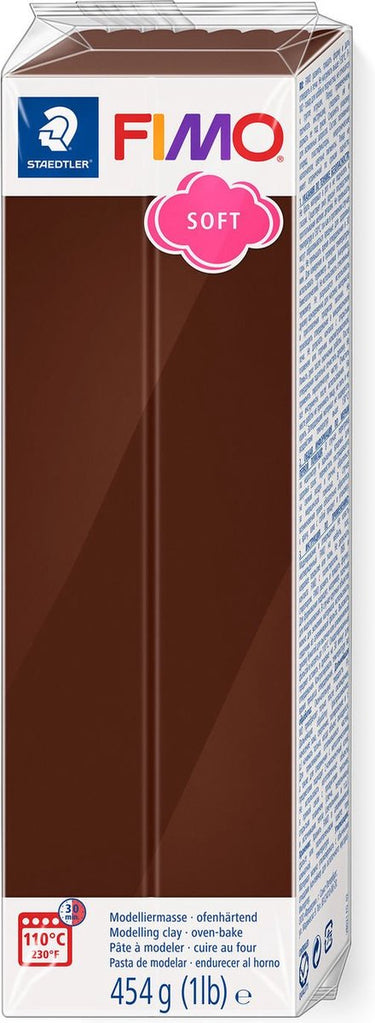 Fimo soft boetseerklei 454 g chocolade