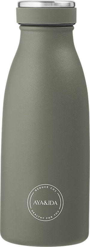Aya ida - drinking bottle - thermosfles - waterfles - 350ml - tropical green