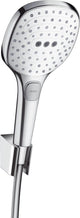 Hansgrohe raindance select e badset 120 3jet met doucheslang 160 cm wit chroom