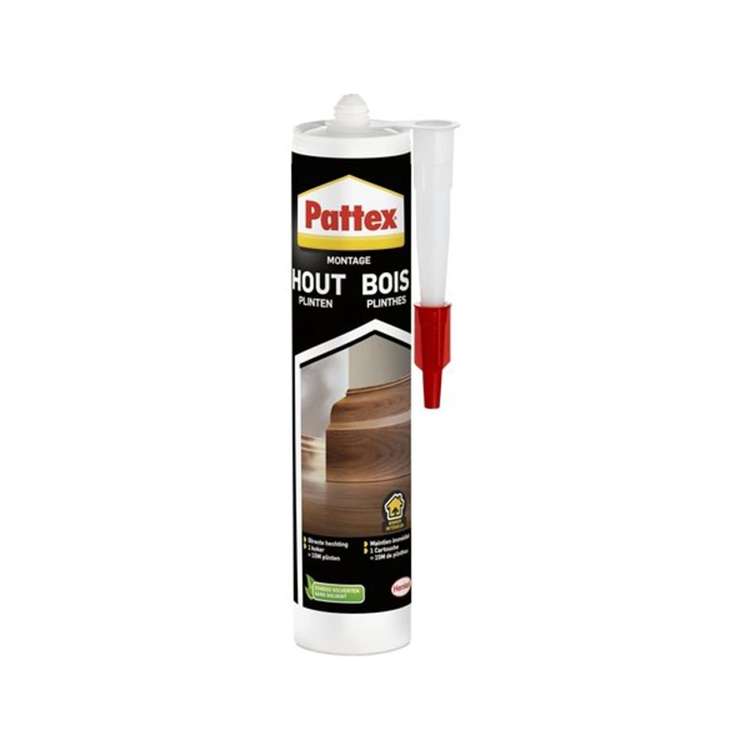 Afbeelding laden in galerijviewer, Pattex hout plinten montagekit 380 g | speciaal ontworpen voor hout plinten | sterke hechting en duurzaamheid | gemakkelijk aan te brengen en te gebruiken.
