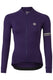 Solid fietsshirt lange mouwen performance paars dames