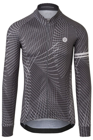 Nocturnal lines fietsshirt lange mouwen performance heren