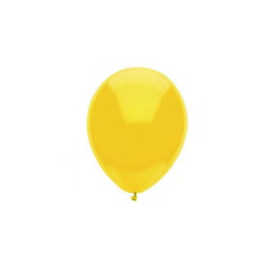 Haza ballonnen geel zakje 10stuks 30cm