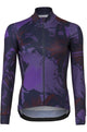 Flower fietsshirt lange mouwen performance dames
