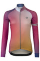 Gradient fietsshirt lange mouwen performance dames