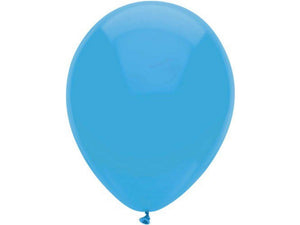 Haza ballonnen middenblauw 30cm zak a 10stuks