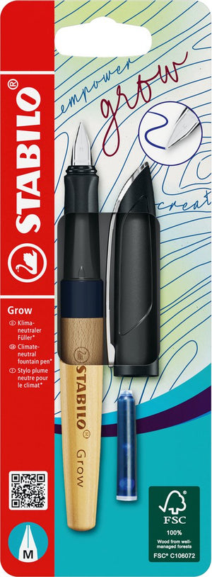 Stabilo grow vulpen, bosbes blauw beuken