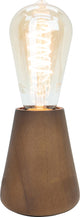 Eglo asby tafellamp - e27 - 10 cm - donkerbruin - hout