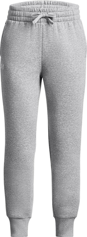 Under armour ua rival fleece joggers unisex sportbroek - grijs - wit