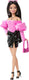Barbie deluxe stijl - met een glanzend minirokje en zwart haar - modepop