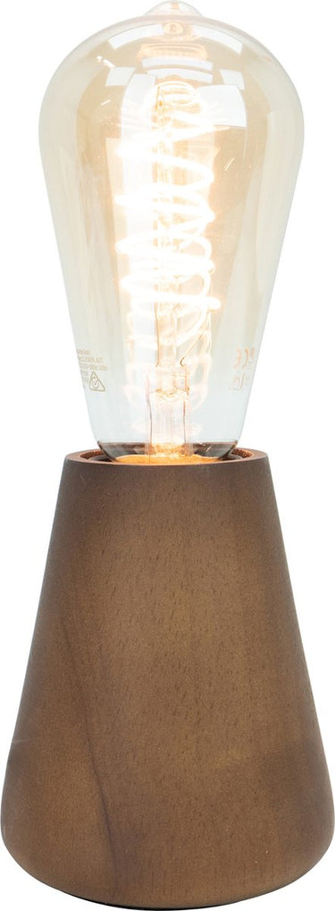 Eglo asby tafellamp - e27 - 10 cm - donkerbruin - hout