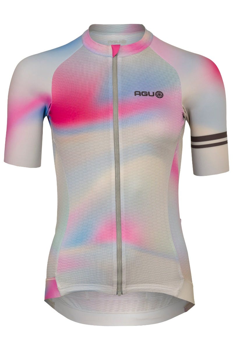 Afbeelding laden in galerijviewer, Agu multicolor fietsshirt ss performance dames
