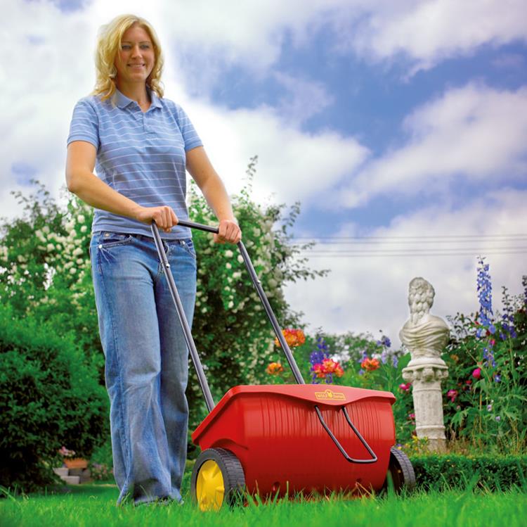Chargez l'image dans la visionneuse de la galerie, Wolf-garten universele strooiwagen we 330 - strooibreedte 41 cm - inhoud 15 liter
