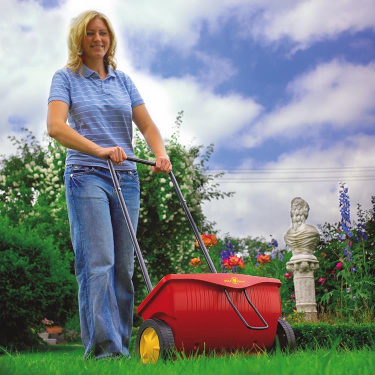 Chargez l'image dans la visionneuse de la galerie, Wolf-garten universele strooiwagen we 330 - strooibreedte 41 cm - inhoud 15 liter
