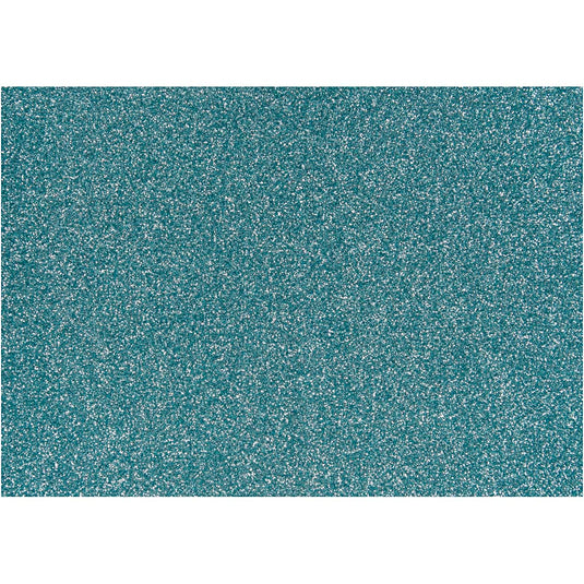 Opstrijkfolie Glitter Lichtblauw, A5