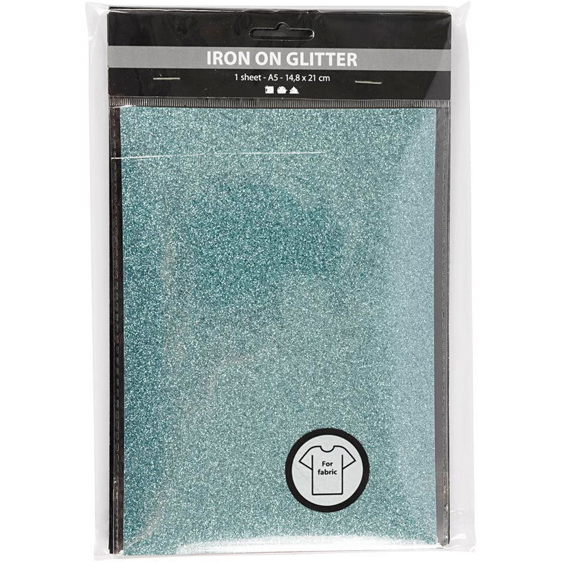 Load image into Gallery viewer, Creativ company https: www.cchobby.nl opstrijkfolie-vel-148x210-mm-glitter-diverse-kleuren-6-vel-1-doos

