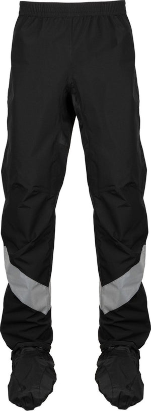 Ralka regenbroek pro waterdicht ademend - schoenhoes + reflectie - zwart - maat xxl