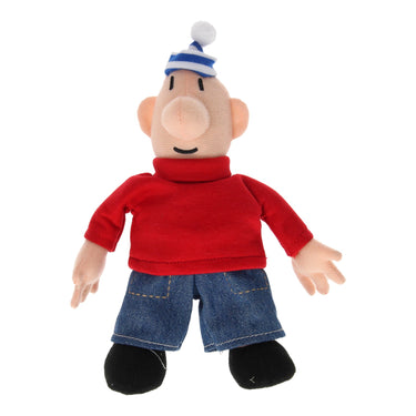 Buurman buurman pluchen pop - rood
