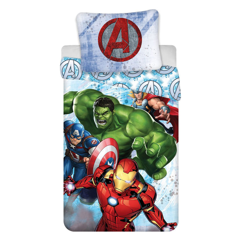 Load image into Gallery viewer, Dekbedovertrek Avengers Heroes, 140x200cm
