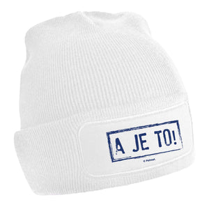 Buurman en buurman muts - stempel wit
