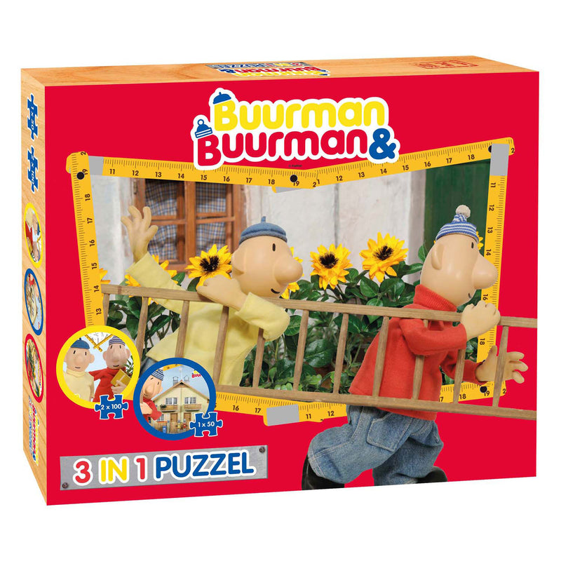 Afbeelding laden in galerijviewer, Buurman en buurman puzzel 3in1
