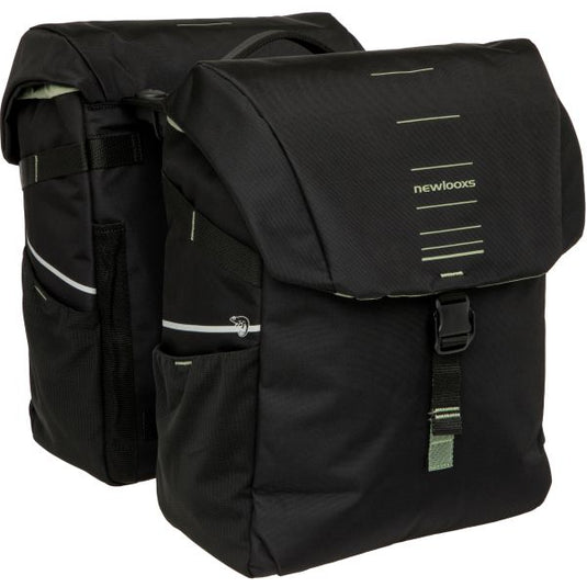 Newlooxs tas new looxs vigo dubbel | zwart groen | rt 2.0 | 40l