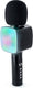 Bigben party karaokemicrofoon voor kinderen - met led + bluetooth - zwart