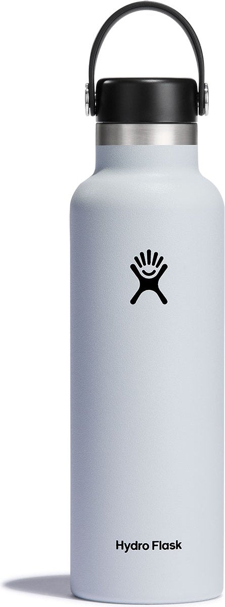 Hydro flask standard mouth flex cap drinkfles (621 ml) - wit