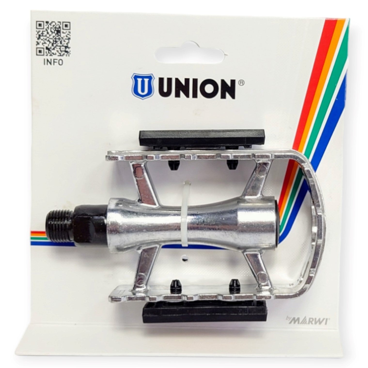 Union pedalen alu sp-610 silver